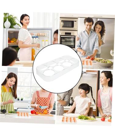 DOITOOL Egg Storage Box Refrigerator Storage Drawers Shelf Rice Cooker Egg Storage Container Egg Tray Devil Assorted Color 17.50X8.50X2.00CM - Buy Online on GoSupps.com