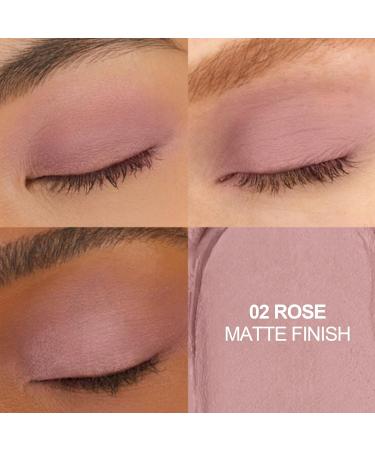 FV Long Lasting Cream Eyeshadow Stick - Waterproof High Pigmented Duo with Blender - Crease-Proof Natural Finish (02 Rose Matte - Buy Online on GoSupps.com