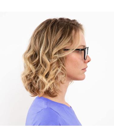 Muunel Blue Light Glasses - Essilor Anti-Glare William Uvallblue HD Vision Women's Non-Prescription Black Frame - Shop Internationally! - Buy Online on GoSupps.com