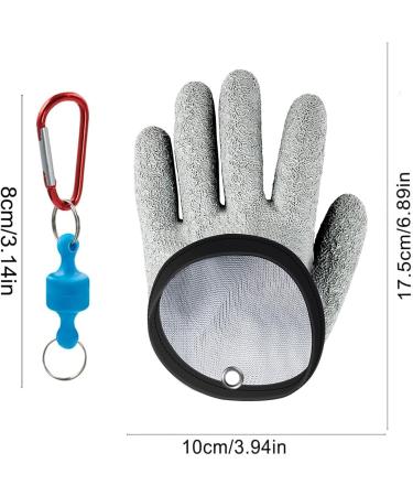 LZYKJGS Waterproof Fishing Gloves - 2 Piece Set Anti-Cut & Magnetic Closure for Predatory Fish - Ideal for International Shipping - Buy Online on GoSupps.com