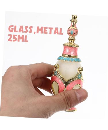 FRCOLOR Miniature Middle Eastern Perfume Bottles - Glass Essential Oil & Arabic Perfume Sample Bottles - 2pcs Travel Empty Flavor Bottles - Buy Online on GoSupps.com