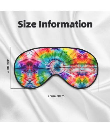 Shop Tie Dye Hippie Unisex Sleeping Eye Mask - Soft Adjustable Strap for Ultimate Comfort | International Shipping Available - Buy Online on GoSupps.com