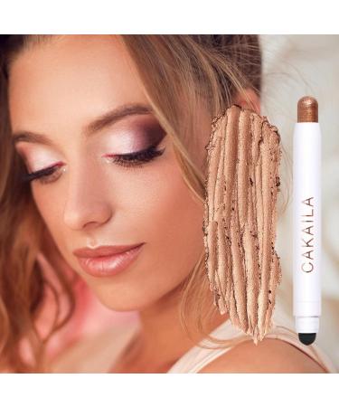 Eyeshadow Stick - Smudge-Proof Double-end Pencil Eyeshadow Stick | Eyeliner Stick Automatic Rotating Eyeliner Make Up Frifer - Buy Online on GoSupps.com