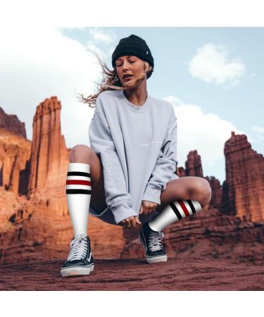 Compression Socks (6 Pairs) for Women and Men - Running, Sports, Pregnancy - Assorted - Large-X-Large - Buy Online on GoSupps.com