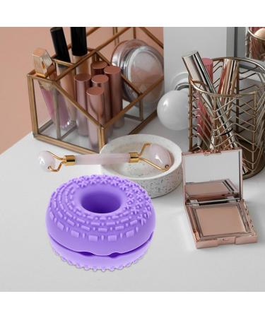 Beavorty Makeup Brush Cleaner & Sponge Cleaning Pad - Eye Protection Purple - Perfect for All Cosmetics - Buy Online on GoSupps.com