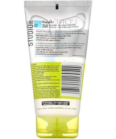 L'Oreal Paris Studio Line Mineralfx 24h Strong Hold Melting Gel 150-Milliliter Fresh 150 ml (Pack of 1) - Buy Online on GoSupps.com