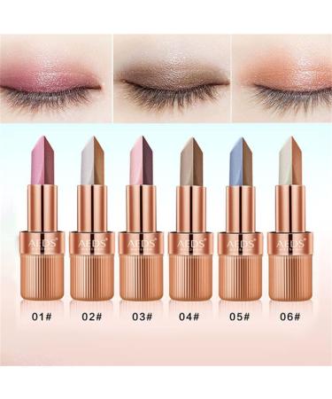 Two-Colored Eyeshadow Stick | Dual Color Glitter Pen for Stunning Shimmering Looks | Gradient Eyeshadow Powder - Buy Online on GoSupps.com