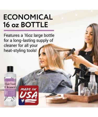 16oz Iron Cleaner Solution | Keep Curling & Flat Irons Effective | USA-Made Cosmetology Supplies - Buy Online on GoSupps.com