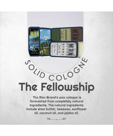Solid Cologne Sample Set with Aspen Solid Perfume Woodsman Solid Cologne Steel and Life of the Party Cologne - (Fellowship Solid Cologne Man Sampler Pack - 4 Pack - 0.75 oz each) The Fellowship - Buy Online on GoSupps.com