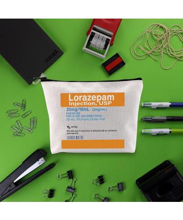 Nurse Makeup Bag Nurse Gift Nursing Bag Medication Nurse Gift ICU Nurse Gift Er Nurse Gift Anesthetist Gift Nurse Survival Kit (Lorazepam .) - Buy Online on GoSupps.com