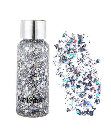 Beaupretty 1 Sequins Gel for Face Sequins Gel for Body Sequin Body Gel Makeup Sequins Gel Glitter Body Gel Jelly Flash Chip