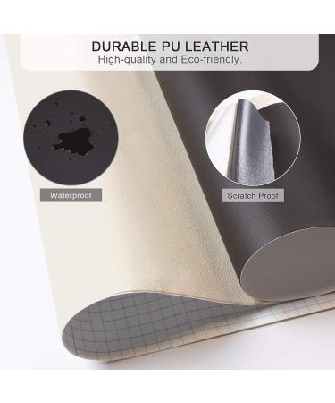 Dark Brown Leather Repair Tape Self-Adhesive Patch - Advanced PU Vinyl Kit for Furniture, Sofas, Car Seats - 17X79 inch - Buy Online on GoSupps.com