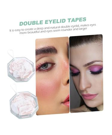 Ipetboom 200 Pairs Double Eyelid Sticker Stickers Fiber Tools Double Side Tape Heart Pearl Nail Charms Natural Makeup Supplies Eye Makeup Tool Beauty Supplies Eye Patch Glue Double Sided - Buy Online on GoSupps.com