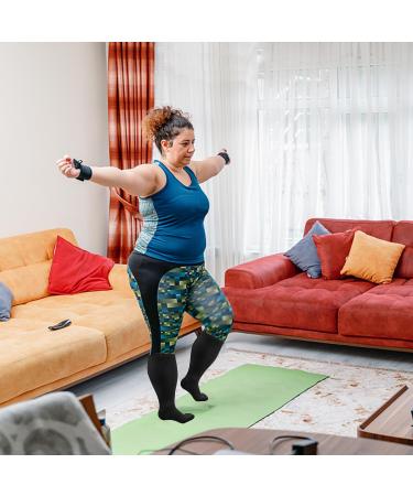 3 Pairs Plus Size Compression Socks 20-30 mmHg for Wide Calf | Men & Women Knee High Flight Socks 3XL - Black - Buy Online on GoSupps.com