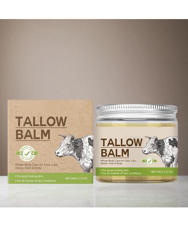 mother Beef Tallow 60 g beef tallow body creams deep hydration for skin repair lightens the skin cares for the skin and restores your elasticity - Buy Online on GoSupps.com