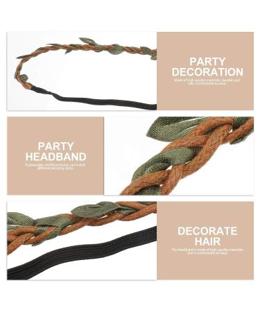 Beaupretty 10Pcs Flower Wreath Headband - DIY Rattan Garland Hairband for Wedding and Festivals - Buy Online on GoSupps.com