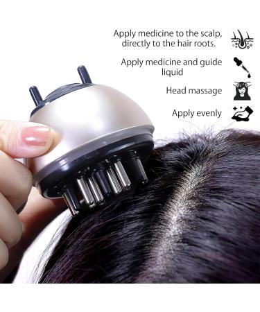 2-in-1 Scalp Massage Brush & Hair Oil Applicator | Promote Healthy Hair Growth | Portable & Lightweight | Ideal for Dry Scalp Care - Buy Online on GoSupps.com
