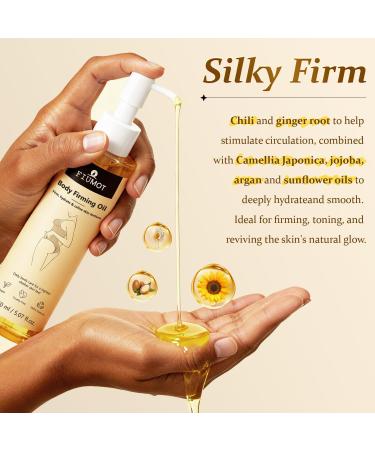FIUMOT Firming Body Oil Hydrating Massage Oil with Jojoba Olive & Sunflower Oils Smooths Nourishes & Improves Skin Texture Natural Skincare for Everyday Use - Buy Online on GoSupps.com