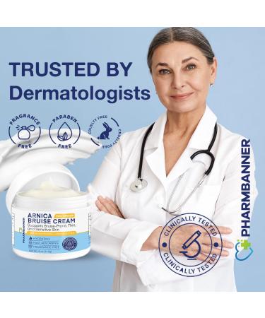 Arnica Bruise Cream Extra Strength Fast-Acting Arnica Montana with Vitamins K C & E for Bruising Swelling Discoloration & Thin Skin Hydrating Moisturizer for Face & Body 4 oz 4 Ounce (Pack of 1) - Buy Online on GoSupps.com