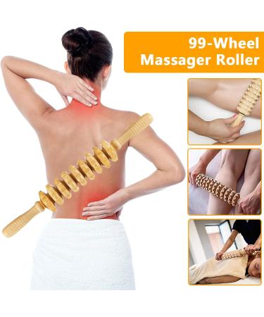 Maderotherapy Set - 6-Piece Wood Therapy Tools Massage Roller Gua Sha & Lymphatic Drainage Device for Cellulite - International Shipping Available - Buy Online on GoSupps.com