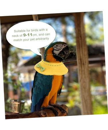 FOMIYES 6 pcs Neckband Yellow Cover Cone for Protective Bird Anti-Biting Anti-Pecking 11x6cmx3pcs Yellowx3pcs - Buy Online on GoSupps.com