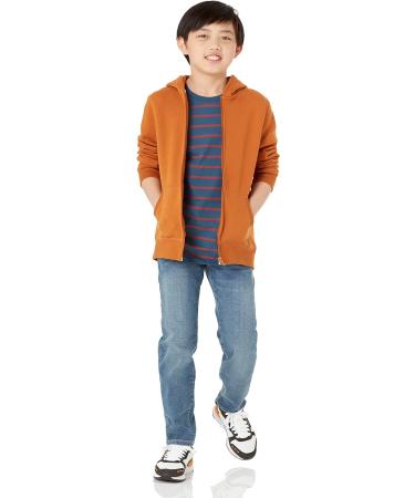 Amazon Essentials Boys' Navy Fleece Zip-Up Hoodie - Size 4 Years - Buy Online on GoSupps.com