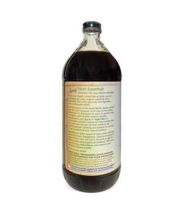 Gopals Noni One 100% Pure Organic Noni Juice - 32oz Glass Bottle | Gluten-Free & Vegan Superfruit Liquid | 30,000mg of Noni Juice Per Serving | Vitamin and Antioxidant Rich - Buy Online on GoSupps.com