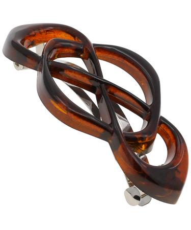 Camila Paris CP2425 French Hair Barrettes for Women Thick Hair  Hair Clip Tortoise Shell  Strong Hold Grip Barrette Hair Clips for Women  No Slip Styling Hair Accessories for Women  Made in France
