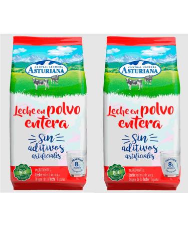 MADALO Pack of 2 pieces of milk powder Central Lattera Asturiana 1 kg total 2 kg