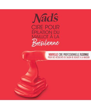 Nad's Brazilian Bikini Wax - Home Hair Removal Kit With Hard Wax Hot Wax Pot Including Intimate Area - Buy Online on GoSupps.com