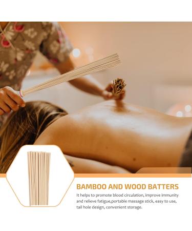 Premium Wooden Back Knock Massage Rods - Meridian Body Worship Sticks for Men & Women - 2-Piece Back Massage Tools for Pain Relief - Buy Online on GoSupps.com