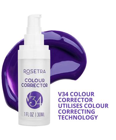 ROSETRA V34 Purple Teeth Whitening Colour Corrector - Tooth Stain Removal Booster - Toothpaste for Colour Correcting Teeth (1 Fl Oz) - Buy Online on GoSupps.com
