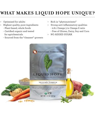 Organic Liquid Hope Tube Feeding Formula 12oz Pouch - Pack of 24 | Nutritional Meal Replacement Supplement - Buy Online on GoSupps.com