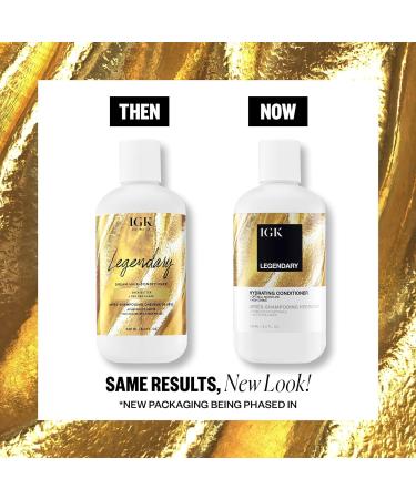 IGK LEGENDARY Dream Hair Shampoo & Conditioner Set | Vegan Cruelty-Free | Healthy Hydrated Shine | 8 Oz | International Shipping Available - Buy Online on GoSupps.com