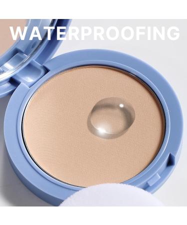 Lasting Waterproof Face Powder Oil Control Face Pressed Powder Matte Smooth Setting Powder Lightweight Oil Control Facial Powder (#02 10g) #02 1 g (Pack of 1) - Buy Online on GoSupps.com