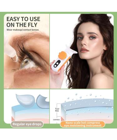 Nano Mist Sprayer Eye Face Steamer Eye & Face Mister Mist Sprayer with Hot Compress Portable Sprayer USB Rechargeable Eye Care Skin Care Moisturising Spray - Buy Online on GoSupps.com