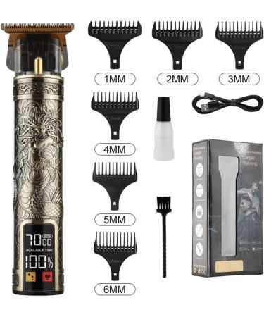 T9 LCD Electric Hair Clipper Trimmer for Men - Precision Shaving & Grooming Tool (Black) | International Shipping - Buy Online on GoSupps.com