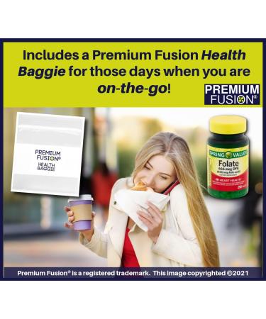 Folate 666 mcg DFE (Vitamin B9) + 400 mcg Folic Acid Tablets - 250 Day Supply + Bonus Vitamin Pouch & Supplement Guide - Buy Online on GoSupps.com