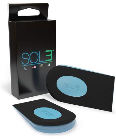 SOL3 Quick Lifts - Adjustable Heel Lift Shoe Cushion for Leg Length Discrepancy - 0.5 Inch Height Increase Insole - One Size Fit for Men & Women - Buy Online on GoSupps.com