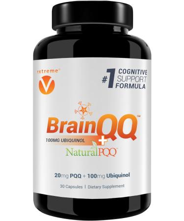 BrainQQ Get Smart! Enhanced HIGH Absorption Nootropic Brain Formula-Concentration Focus Clarity & Memory Peak Performance. 100mg of Ubiquinol (QH) Plus Natural PQQ 20mg - Buy Online on GoSupps.com