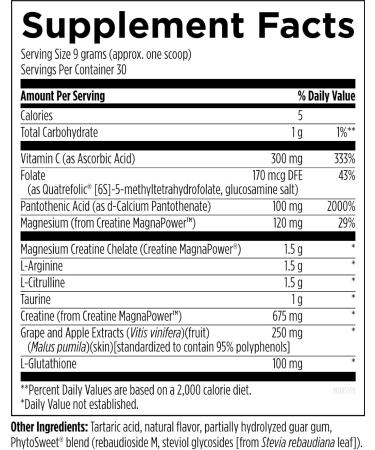 Designs for Health NOx Synergy - Drink Mix Powder to Support Healthy Nitric Oxide Levels - L-Arginine Creatine L-Citrulline + More - Pre Workout - Grape Flavor (30 Servings / 270g) - Buy Online on GoSupps.com