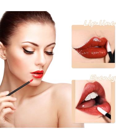 Sularpek 100 PCS Disposable Lip Gloss Brush Lip Applicator Wands Makeup Tool for Lips, Eyes, and Makeup Application - Buy Online on GoSupps.com