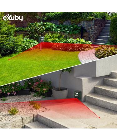 eXuby Outdoor Cat Repellent - Solar Powered Ultrasonic Sensor for Wide Spaces - Dual Mode, All-Night Protection - Buy Online on GoSupps.com