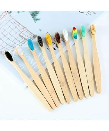 Eco-Friendly Bamboo Toothbrushes - Soft Bristle BPA Free 30/50/100 Pack - Sustainable Oral Care - Buy Online on GoSupps.com