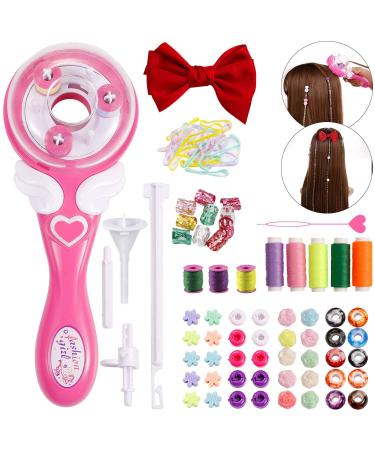 Oradrem Easy Automatic Hair Decoration Braider Styling DIY Tool Electric Hairstyle Tool Gifts Beauty Fashion Salon Toy Kits For Teen Girls
