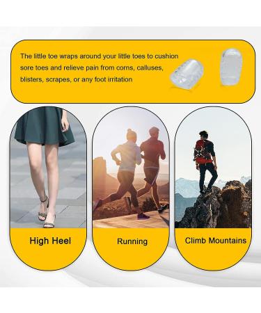 Silicone Toe Protectors for Women - 30 Pcs Gel Toe Caps for Corns, Blisters, Ingrown Toenails - Buy Online on GoSupps.com