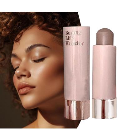 Stick de Maquillage - Bronzer visage en stick la texture cr meuse et longue tenue | Contour Cr meux en B ton | pour Femmes et Filles Mariage Plage Voyage Quotidien Maison Cendre froide - Buy Online on GoSupps.com