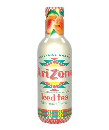 Arizona Green Tea Honey & Peach Juice d licieuse boisson au th vert avec l'ajout de miel et de jus la p che go t sucr et d licat id ale d guster tout moment bouteille PET de 1 l