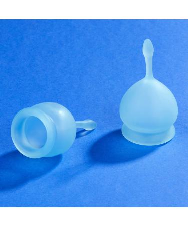 Satisfyer Feel Good Menstrual Cup | Reusable Soft Silicone Period Cup with Removal Stem | 2 Sizes for All Flows - Eco-Friendly & Comfortable - Buy Online on GoSupps.com