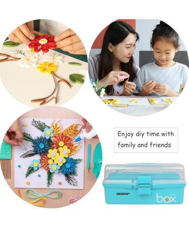 Quilling Kit - Blue Paper Crimper and Supplies for Quilling Projects - Buy Online on GoSupps.com